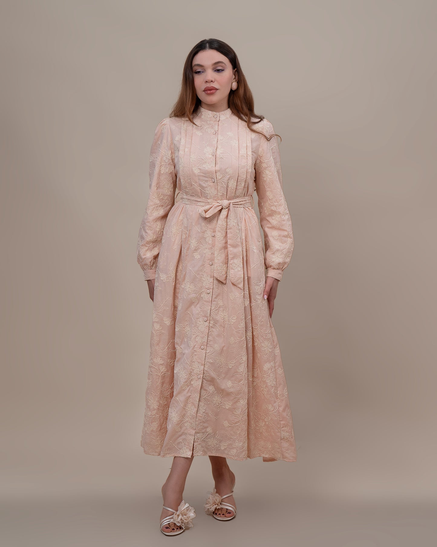 Robe Elora – Broderie Cordon Relief