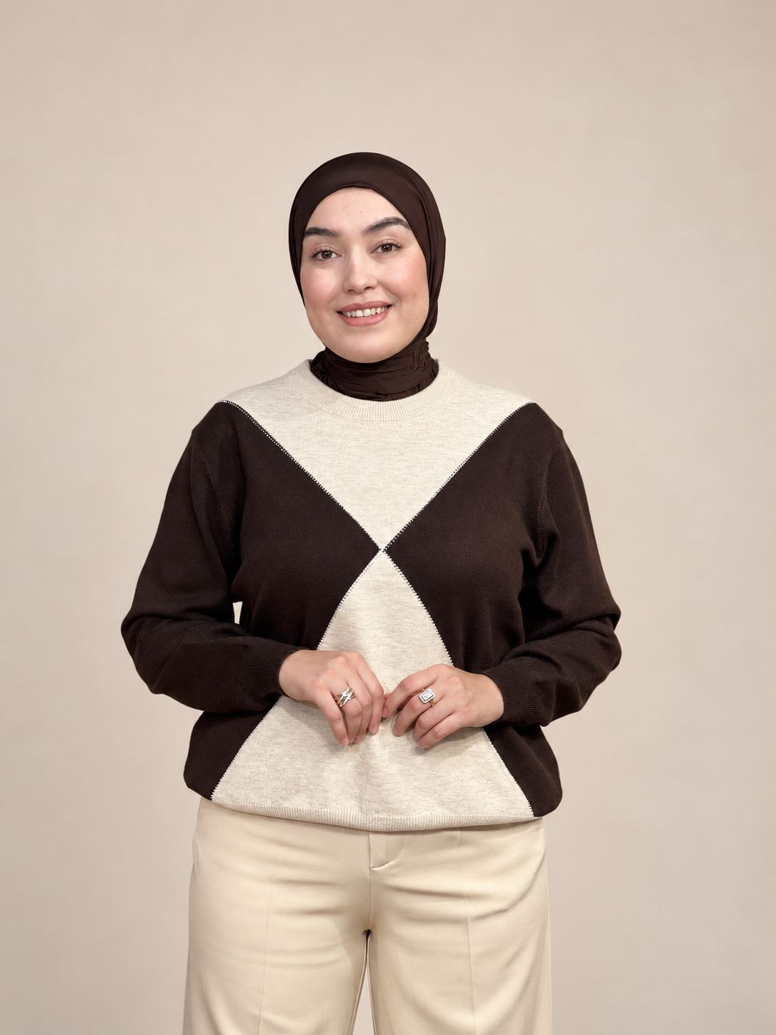 Pull Romy  bicolore