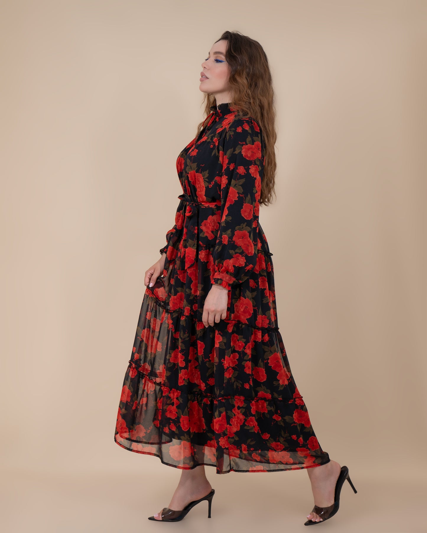 Robe Rose Noir