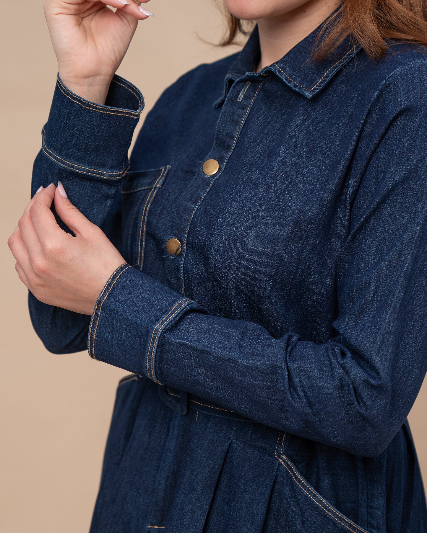 Robe Denim Élégance